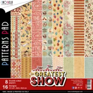   Papírkészlet 12x12, Ciao Bella Paper Pad / The Greatest Show -  (8 lap)