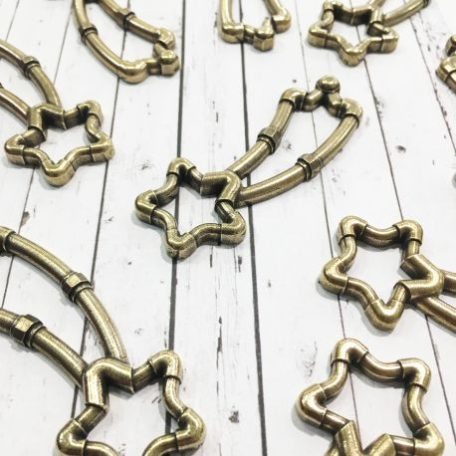 Fém díszítőelem MF125, Comet 1 STE / MitForm Metal Trinkets (1 db)