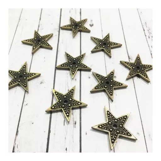 Fém díszítőelem MF130, Star 2.2 STE / MitForm Metal Trinkets (1 db)