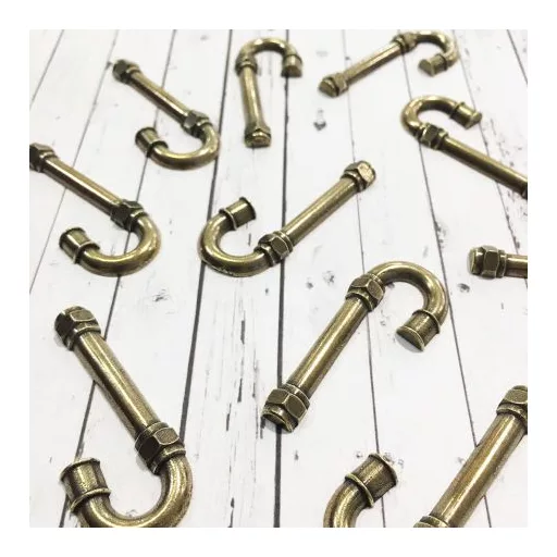 Fém díszítőelem MF132, Candy cane 1.2 STE / MitForm Metal Trinkets (1 db)