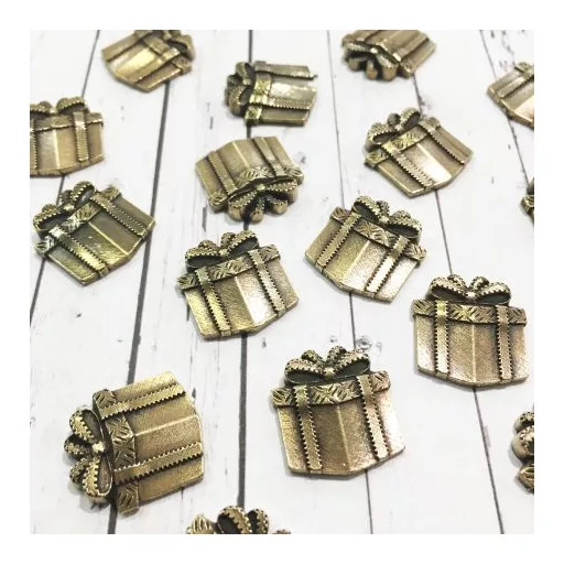 Fém díszítőelem MF136, Gift 1.2 STE / MitForm Metal Trinkets (1 db)