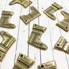   Fém díszítőelem MF139, Gift sock 1.1 STE / MitForm Metal Trinkets (1 db)