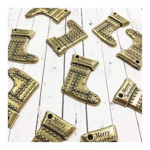 Fém díszítőelem MF139, Gift sock 1.1 STE / MitForm Metal Trinkets (1 db)