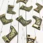 Fém díszítőelem MF142, Gift sock 2.2 STE / MitForm Metal Trinkets (1 db)
