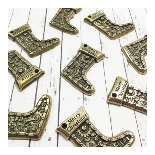 Fém díszítőelem MF143, Gift sock 3.1 STE / MitForm Metal Trinkets (1 db)