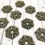 Fém díszítőelem MF147, Snowflake 2.1 STE / MitForm Metal Trinkets (1 db)