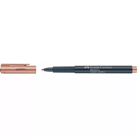 Metál filctoll 1.5 mm, Faber Castell Metallics Marker / Copper cabana (1 db)