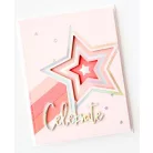 Sizzix Vágósablon 657567 - Stars - Csillagok - Framelits (5 db)