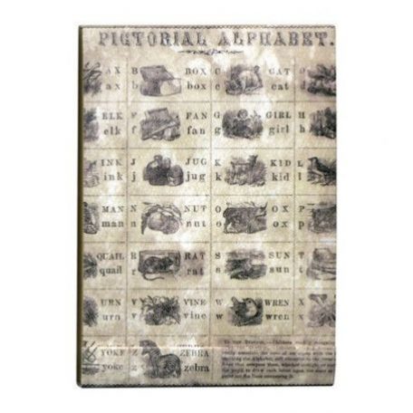 Díszítőelem , Matchbook Notepad / Tim Holtz Idea-ology - Flashcards (1 db)