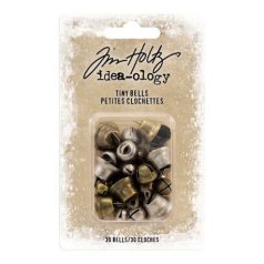   Díszítőelem , Tiny Bells / Tim Holtz Idea-ology -  (20 db)