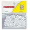 Mini pompom 3 mm, Mini pompoms / White - Fehér (100 db)