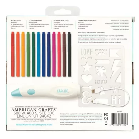 We R Maker Filctoll Airbrush készlet - Cordless marker airbrush (1 csomag)