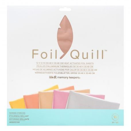 We R Makers Foil Quill Fólia lapok - 12" (30 cm) - Shining Starling - Foil Sheets (15 ív)