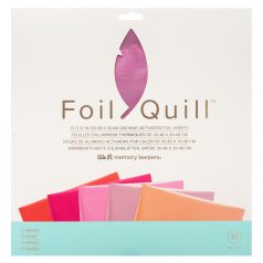   We R Makers Foil Quill Fólia lapok - 12" (30 cm) - Flamingo - Foil Sheets (15 ív)