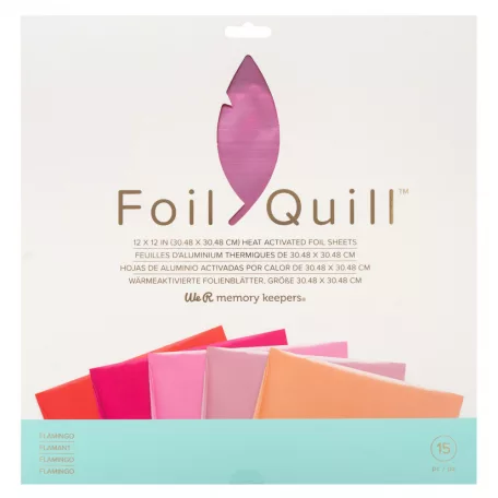 We R Makers Foil Quill Fólia lapok - 12" (30 cm) - Flamingo - Foil Sheets (15 ív)