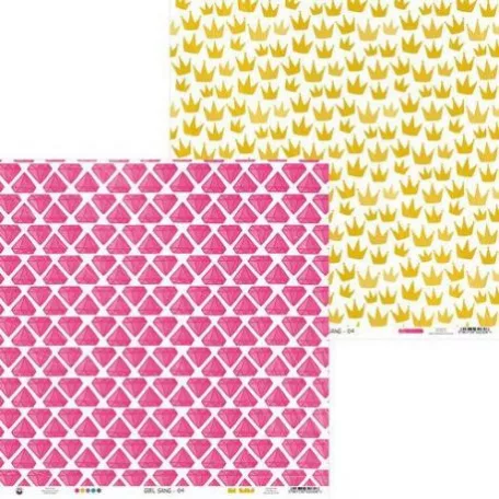 Scrapbook papír 12x12, Piatek13 Paper / Girl Gang 04 -  (1 lap)