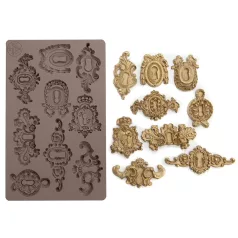   ReDesign with Prima szilikon öntőforma, 5x8 Inch Decor Mould / Grandeur Keyholes (1 db)