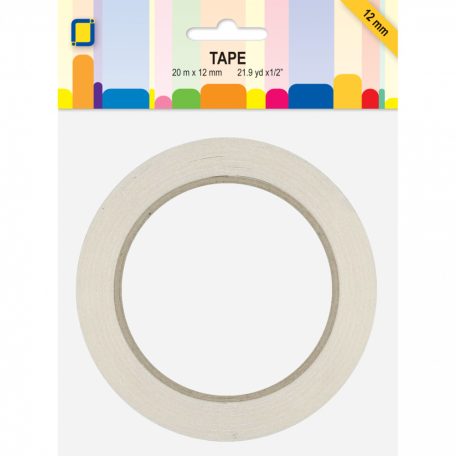 Ragasztószalag 12 mm, Double-Side Adhesive Tape / Átlátszó - Kétoldalas -  (20 méter)