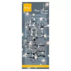   Szilikonbélyegző TC0878, Marianne Design Clear Stamp / Tiny's border - Candles -  (1 db)