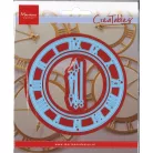 Vágósablon LR0636, Marianne Design Creatables / Clock -  (1 csomag)