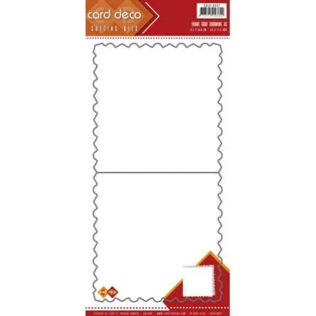 Vágósablon , Cutting Dies / CHARMING - Frame Card (1 db)