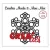 Stencil , Masks & More Mini / Snowflake B - no. 123 - Hópehely (1 db)