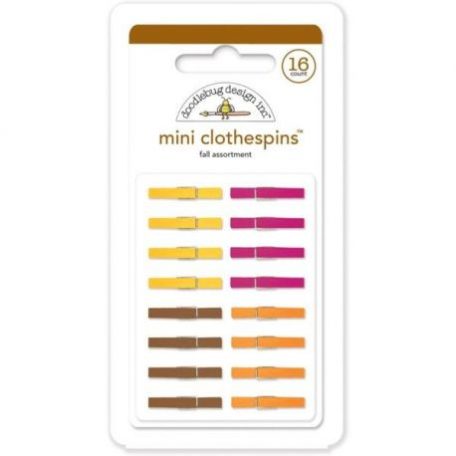 Doodlebug Design Csipesz - Fall - Mini Clothespins (16 db)