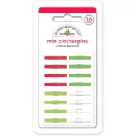   Doodlebug Design Csipesz - Christmas - Mini Clothespins (16 db)