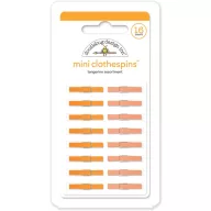   Doodlebug Design Csipesz - Tangerine - Mini Clothespins (16 db)