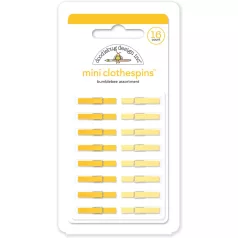   Doodlebug Design Csipesz - Bumblebee - Mini Clothespins (16 db)