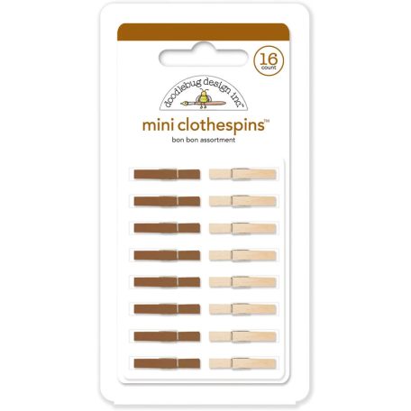 Doodlebug Design Csipesz - Bon Bon - Mini Clothespins (16 db)
