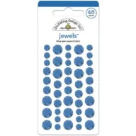 Öntapadós strassz , Jewels / Blue Jean -  (45 db)