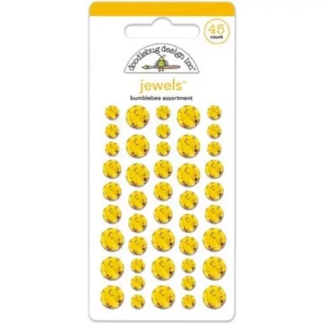 Öntapadós strassz , Jewels / Bumblebee -  (45 db)