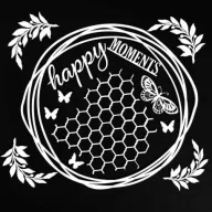   Chipboard 6"X6", Archival Chipboard / Happy Moments White - The Dusty Attic (1 ív)