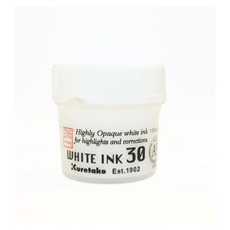 Tinta 30 gr, Kuretake Ink / White Ink -  (1 csomag)