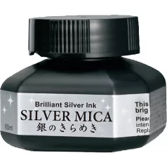   Kuretake Ezüst Tinta SILVER MICA Brilliant Silver Ink (1 db)