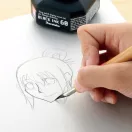 Kuretake Tinta 60 ml Sumi Ink - Fekete (1 db)