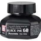 Kuretake Tinta 60 ml Black Ink Fekete (1 db)