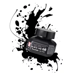 Kuretake Tinta 60 ml Black Ink Fekete (1 db)