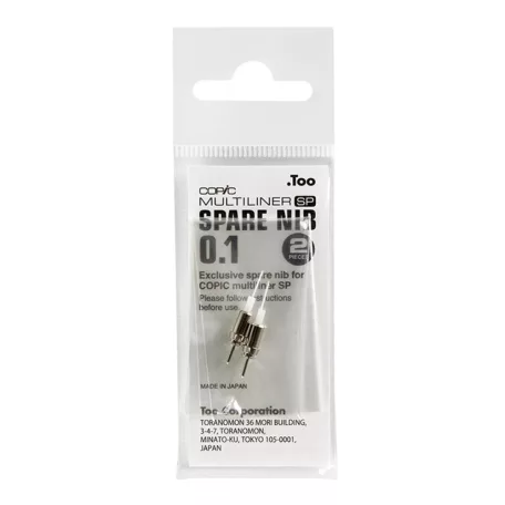 COPIC Multiliner SP Cserehegy - 0,1 mm - Spare nibs (2 db)