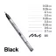 COPIC Multiliner SP Tűfilc - 0,03 mm - Fekete - újratölthető (1 db)