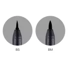 COPIC Multiliner Ecsetfilc - Brush M (ecsetjellegű, közepes) - Fekete (1 db)