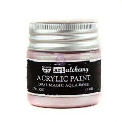   Akril festékek 50 ml, Finnabair - Art Alchemy Acrylic Paint  / Aqua Rose - Opal Magic (1 db)