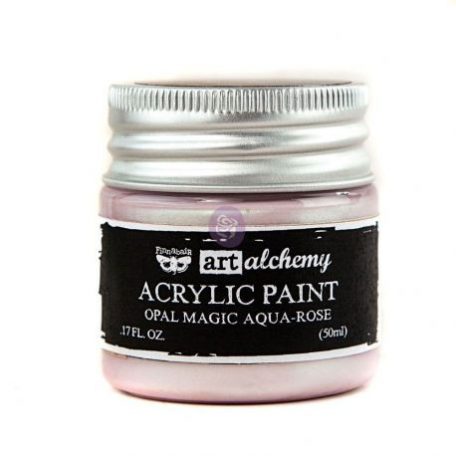 Akril festékek 50 ml, Finnabair - Art Alchemy Acrylic Paint  / Aqua Rose - Opal Magic (1 db)