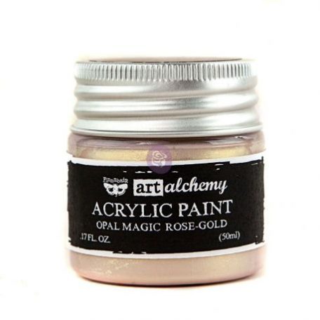 Akril festékek 50 ml, Finnabair - Art Alchemy Acrylic Paint  / Rose Gold - Opal Magic (1 db)