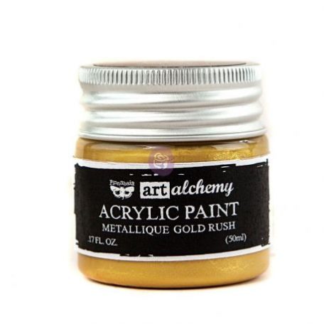 Akril festékek 50 ml, Finnabair - Art Alchemy Acrylic Paint  / Gold Rush - Metallique (1 db)