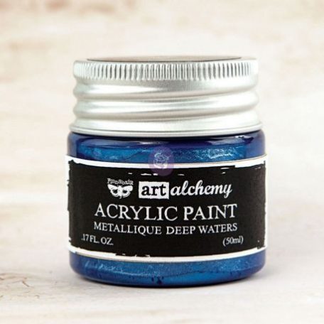 Akril festékek 50 ml, Finnabair - Art Alchemy Acrylic Paint  / Deep Waters - Metallique (1 db)