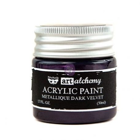 Akril festékek 50 ml, Finnabair - Art Alchemy Acrylic Paint  / Dark Velvet - Metallique (1 db)