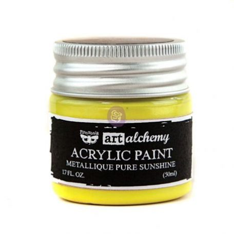 Akril festékek 50 ml, Finnabair - Art Alchemy Acrylic Paint  / Pure Sunshine - Metallique (1 db)