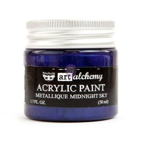 Akril festékek 50 ml, Finnabair - Art Alchemy Acrylic Paint  / Midnight Sky - Metallique (1 db)